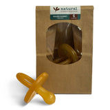 Round Natural Rubber Soother - Eco packaging