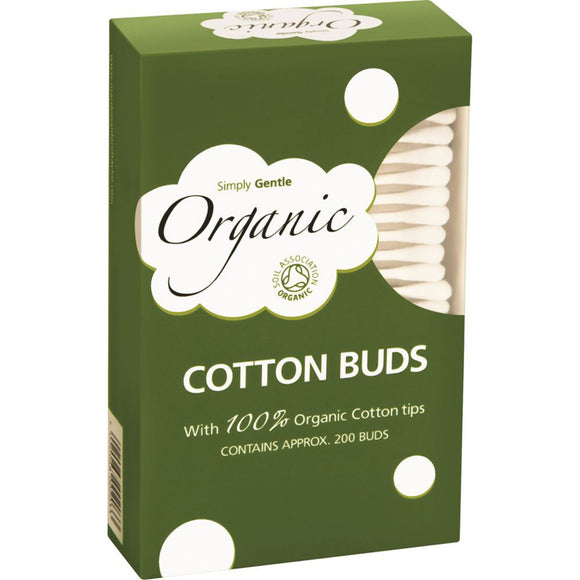 Simply Gentle Organic Cotton Buds 200 Pack