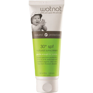 Wotnot 30 Plus SPF Natural Sunscreen 100g