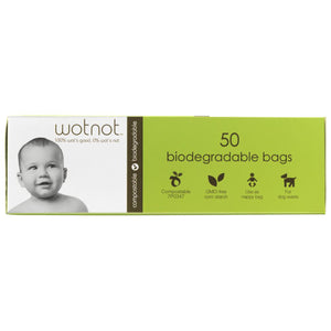 Wotnot Biodegradable Nappy Bags x 50 Pack