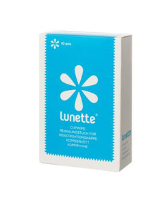 LUNETTE Disinfecting Cup Wipes 10